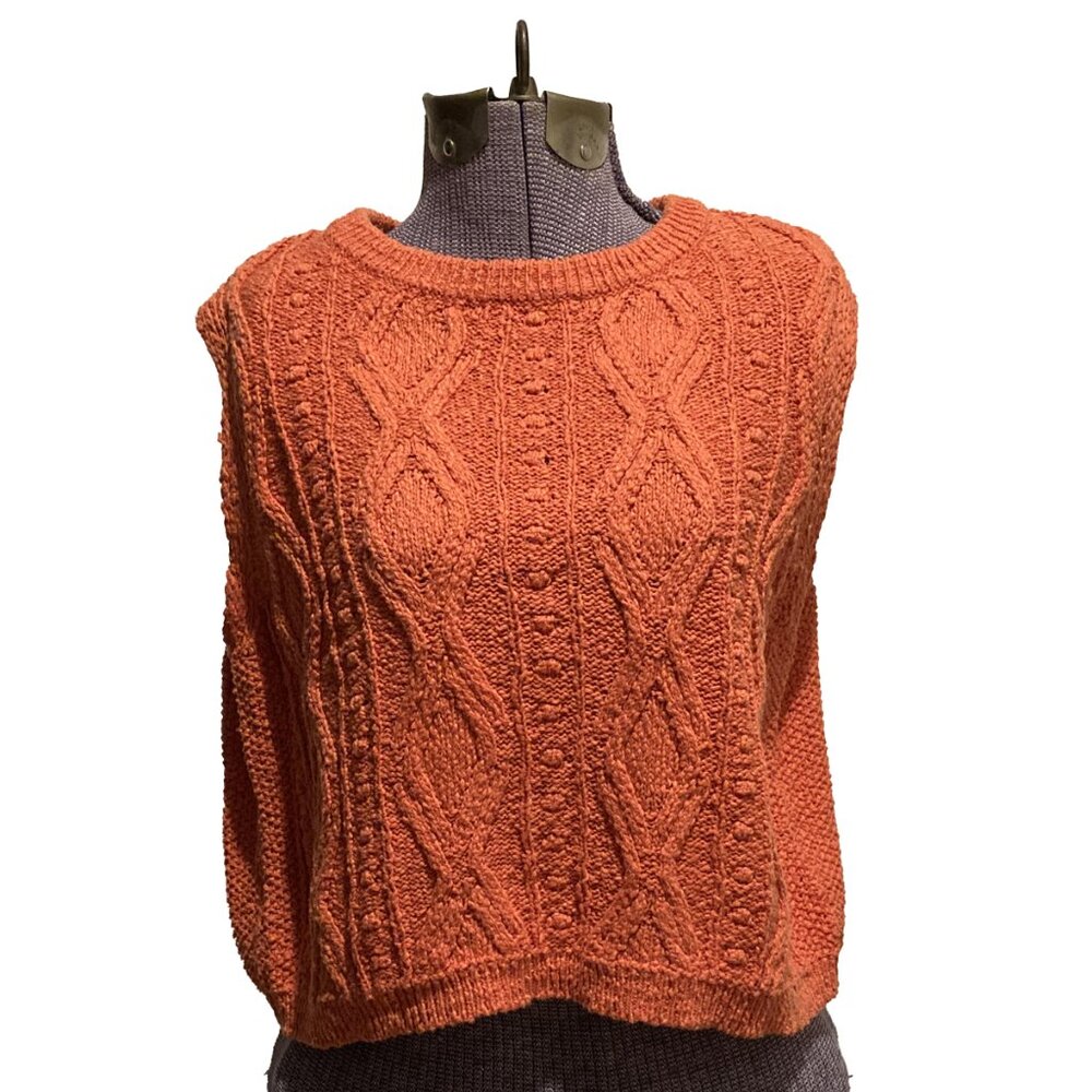 Universal Thread Women's Orange Sweater Tank Top